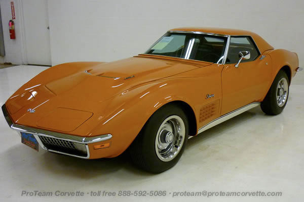 1971 Ontario Orange Chevrolet Corvette Convertible