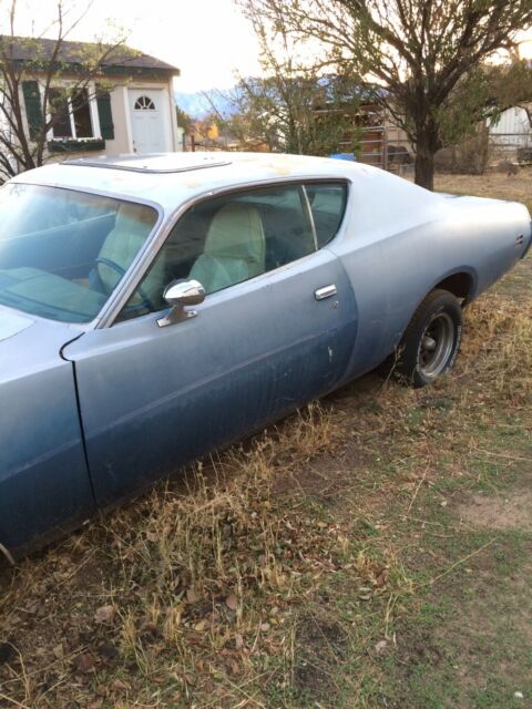 1971 Blue Dodge Charger Fastback