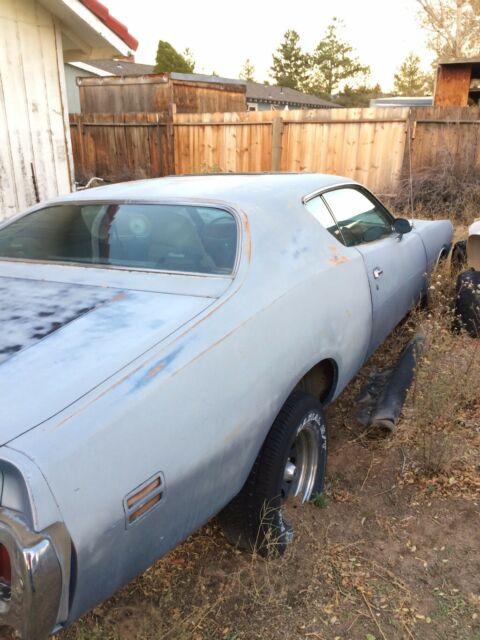 1971 Blue Dodge Charger Fastback