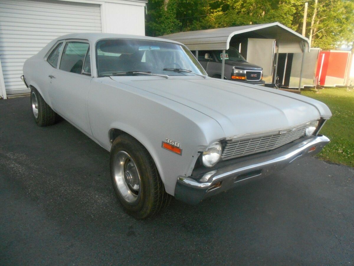 1971 Gray Chevrolet Nova Coupe