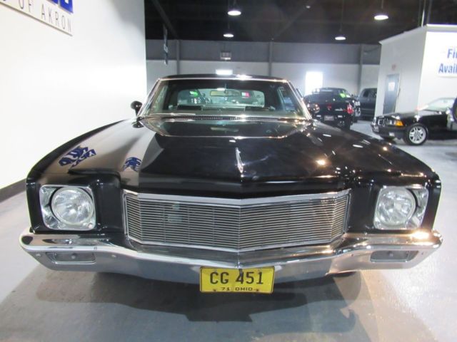 1971 Black Chevrolet Monte Carlo --