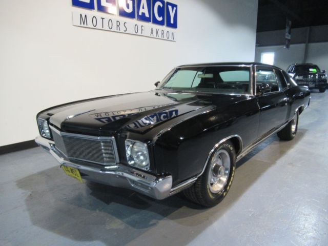 1971 Black Chevrolet Monte Carlo --