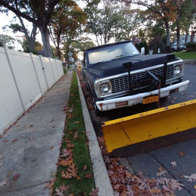 1971 Black Chevrolet C/K Pickup 1500 1971 cab and fenders bed 1994side step