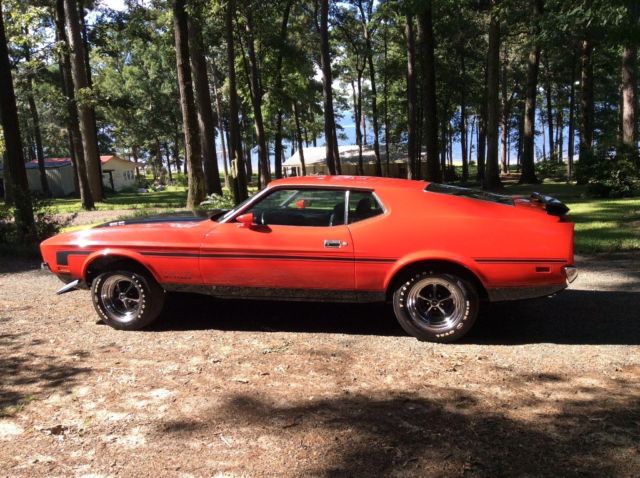 1971 Red Ford Mustang Fastback