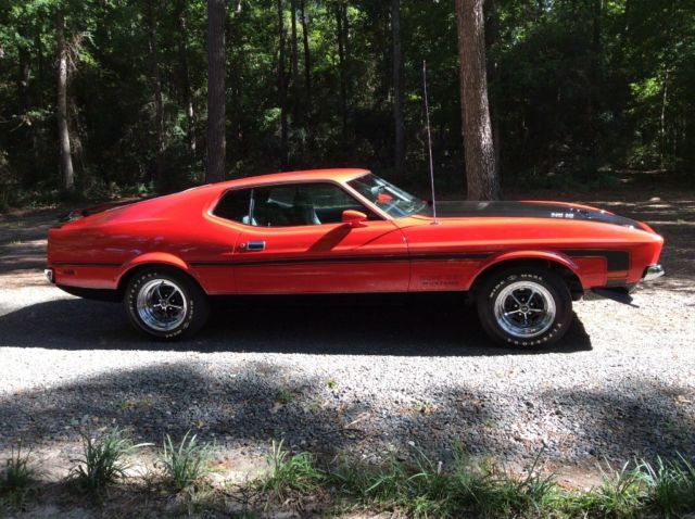 1971 Red Ford Mustang Fastback