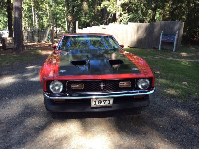 1971 Red Ford Mustang Fastback