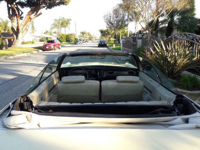 1972 butternut yellow Chevrolet Impala Convertible