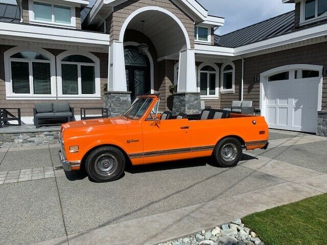 1972 Orange Chevrolet Blazer Convertible