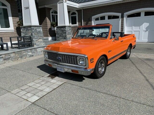1972 Orange Chevrolet Blazer Convertible