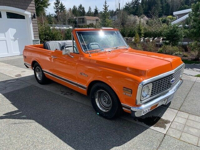 1972 Orange Chevrolet Blazer Convertible
