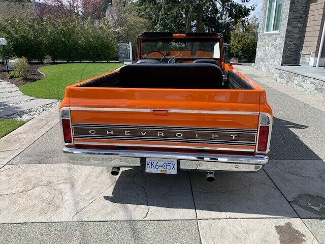1972 Orange Chevrolet Blazer Convertible