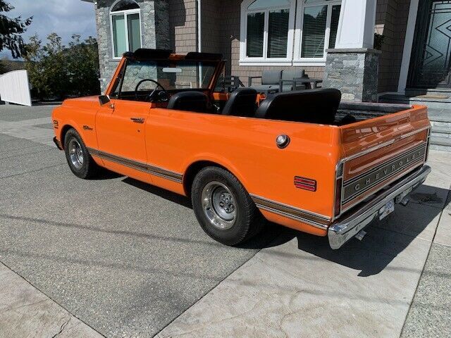 1972 Orange Chevrolet Blazer Convertible