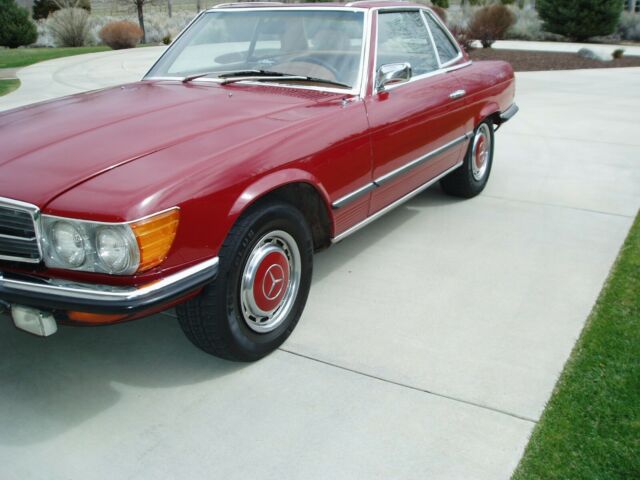 1972 Burgundy Mercedes-Benz SL-Class Convertible