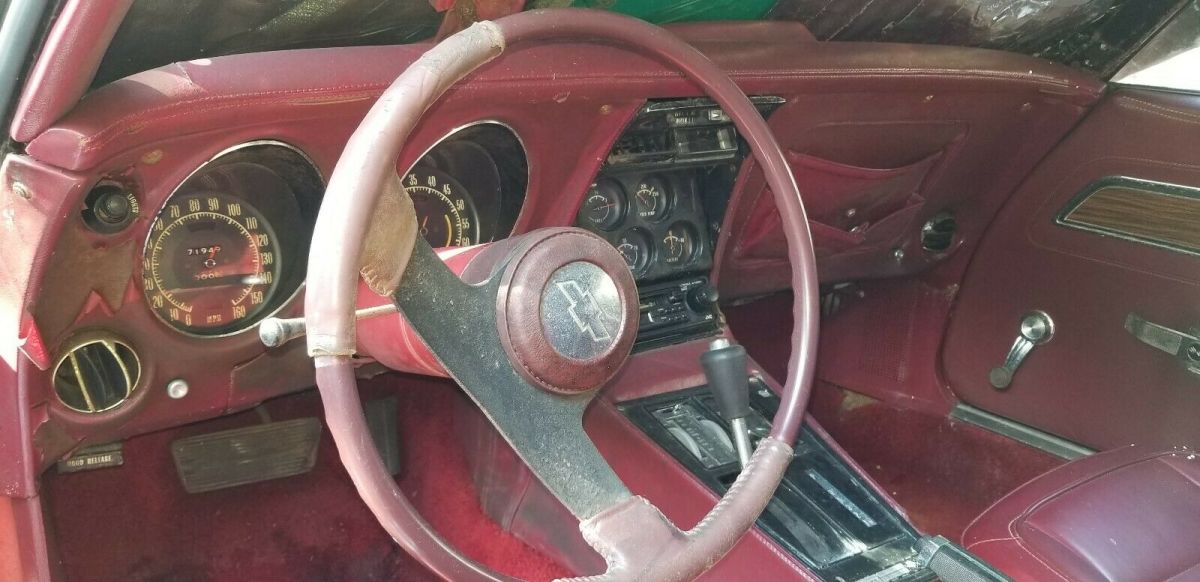 1972 Red Chevrolet Corvette Coupe
