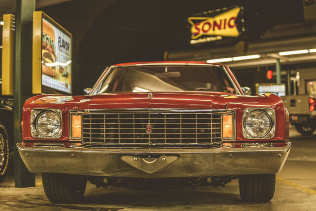 1972 Red Chevrolet Monte Carlo Coupe