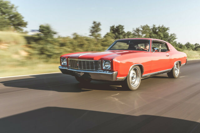1972 Red Chevrolet Monte Carlo Coupe