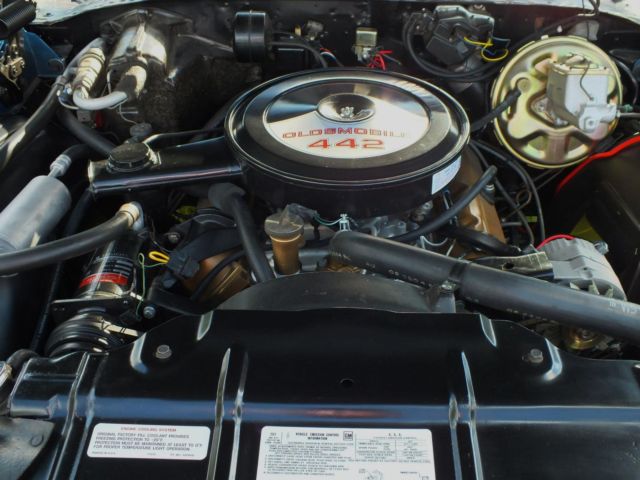 1972 Viking Blue with White Stripes Oldsmobile 442