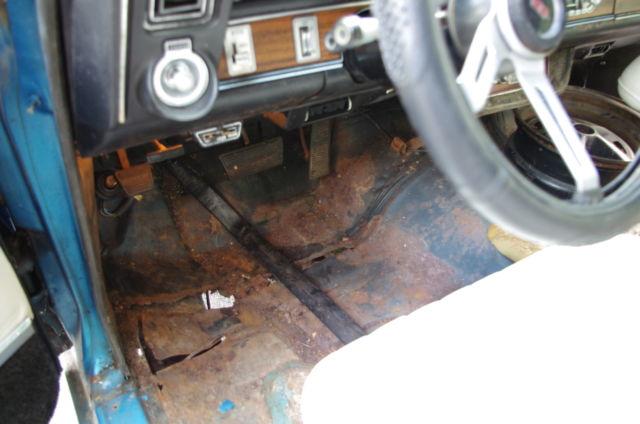 1972 Blue Oldsmobile 442 Convertible