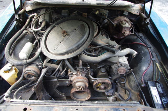 1972 Blue Oldsmobile 442 Convertible