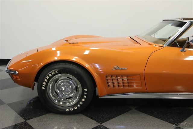1972 Orange Chevrolet Corvette