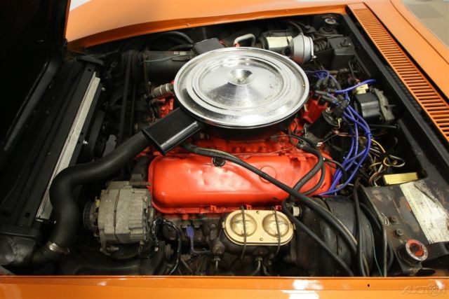 1972 Orange Chevrolet Corvette