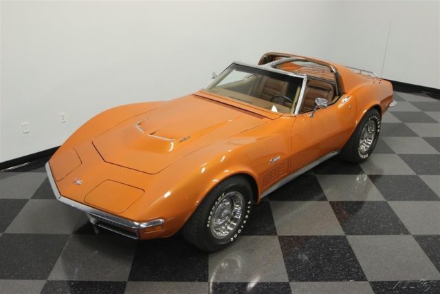1972 Orange Chevrolet Corvette