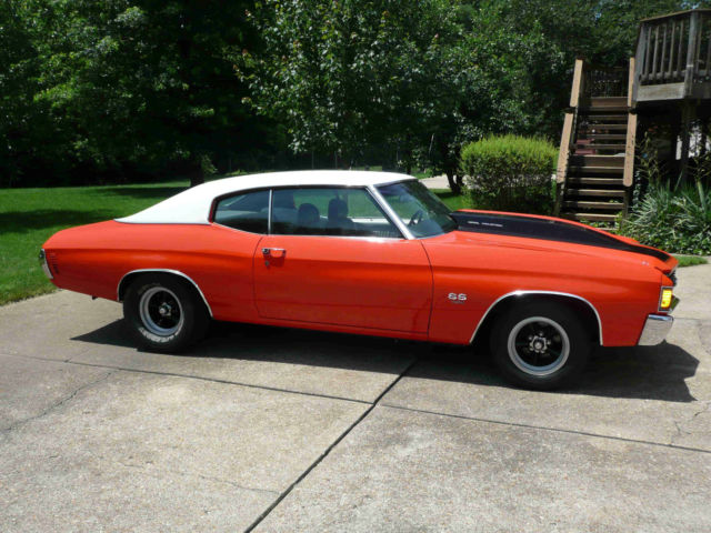 1972 Orange Chevrolet Chevelle Coupe