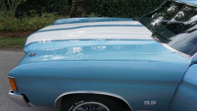 1972 Blue Chevrolet Chevelle