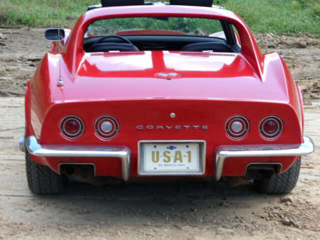 1972 Red Chevrolet Corvette Coupe