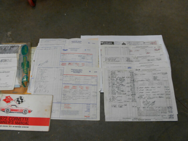 1972 Red Chevrolet Corvette Coupe