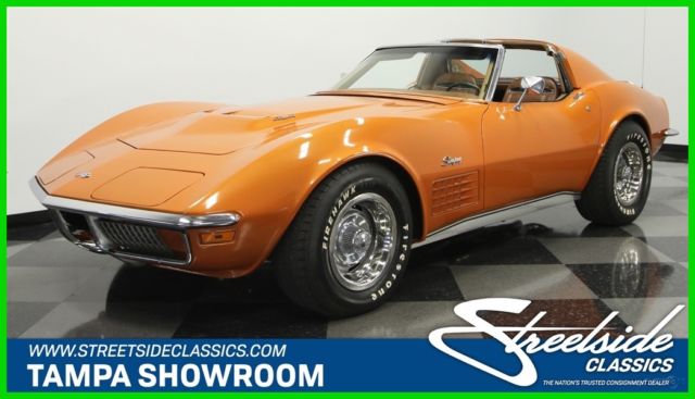1972 Orange Chevrolet Corvette