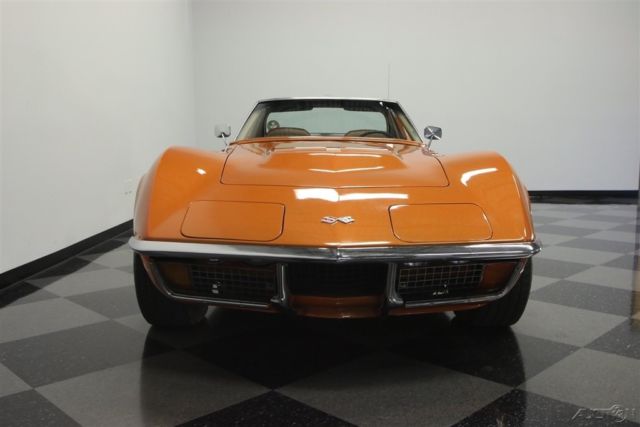 1972 Orange Chevrolet Corvette