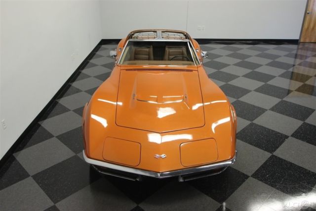 1972 Orange Chevrolet Corvette