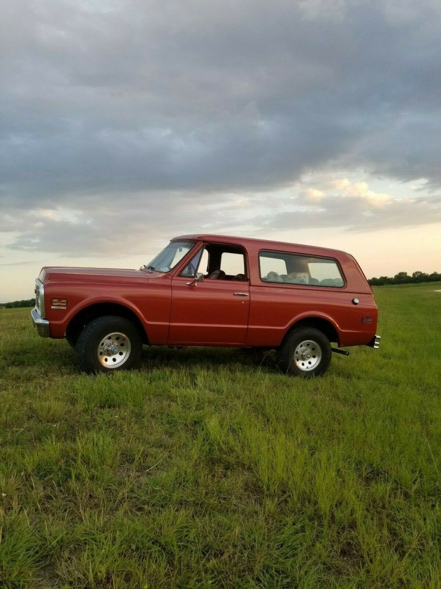 1972 Orange Chevrolet Blazer SUV