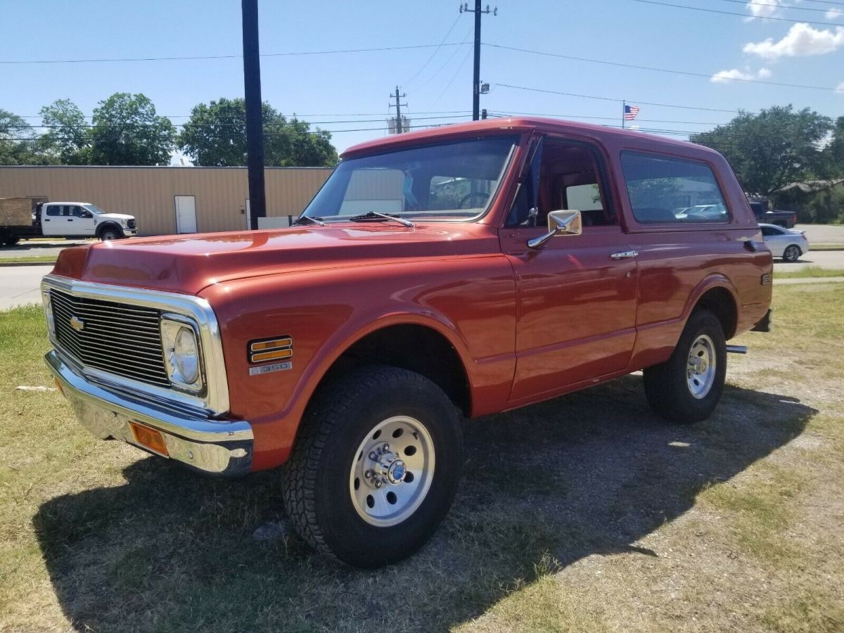 1972 Orange Chevrolet Blazer SUV