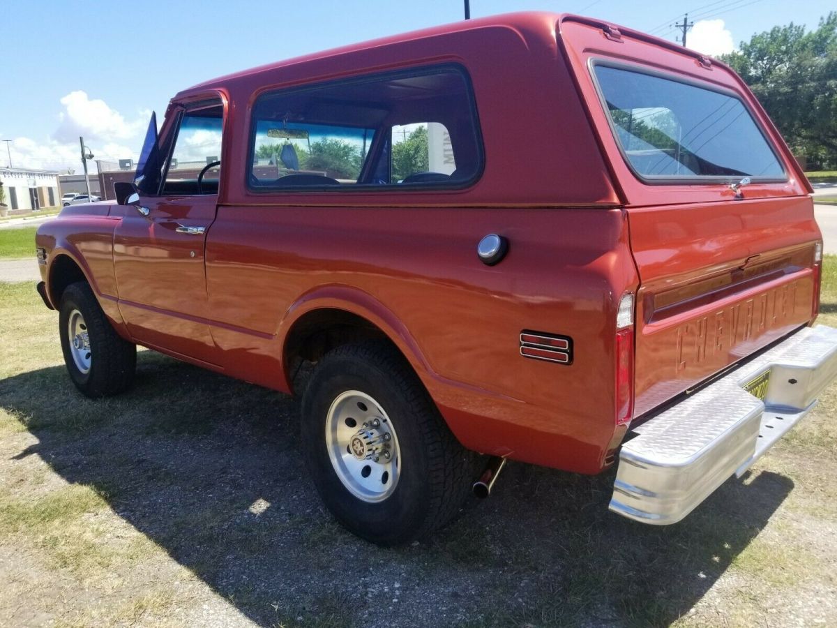 1972 Orange Chevrolet Blazer SUV
