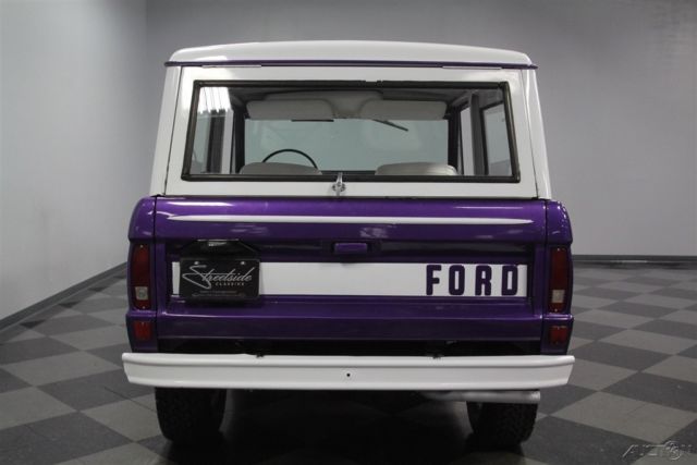 1972 Purple Ford Bronco