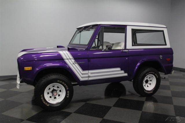 1972 Purple Ford Bronco