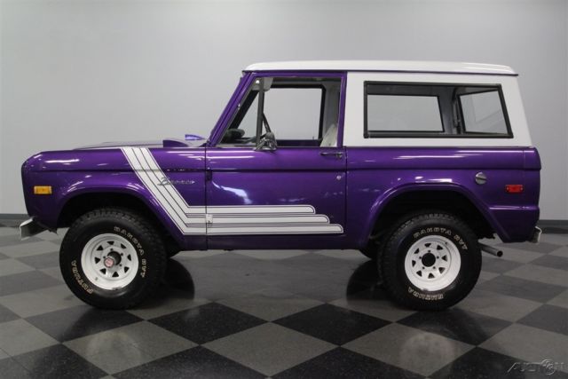 1972 Purple Ford Bronco