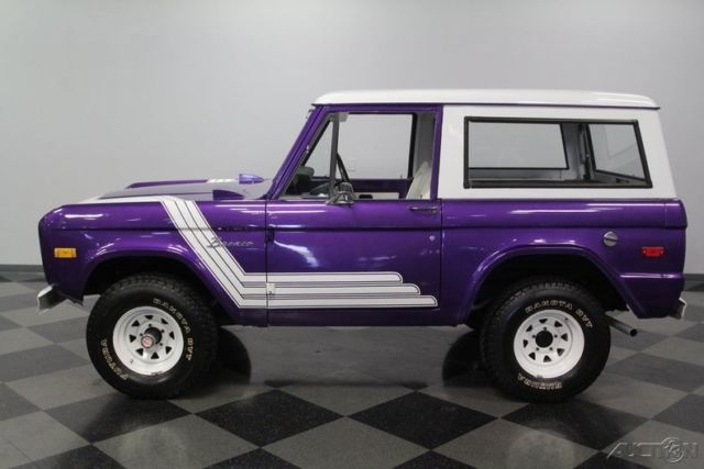 1972 Purple Ford Bronco
