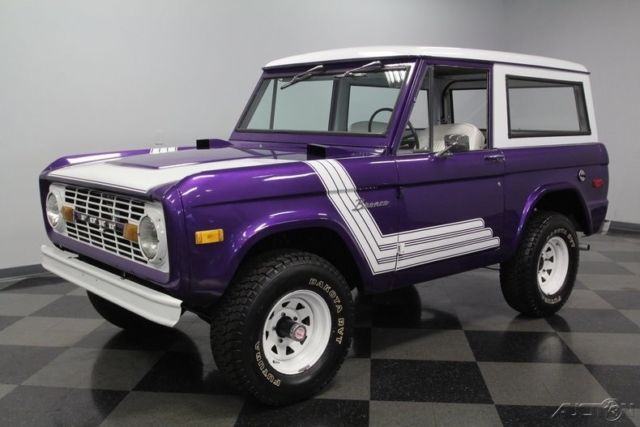 1972 Purple Ford Bronco