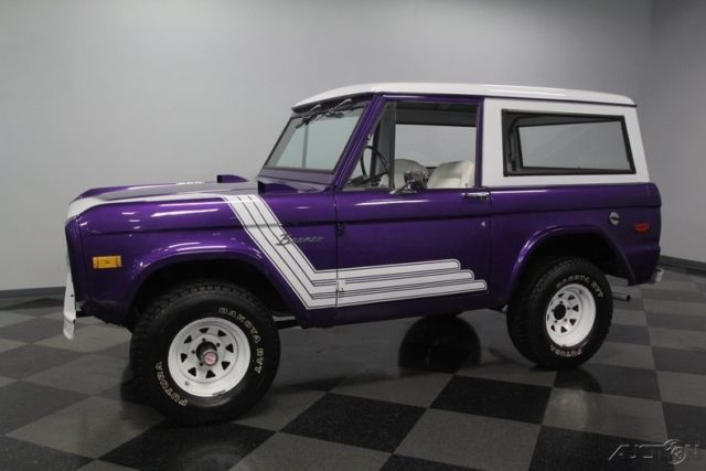 1972 Purple Ford Bronco