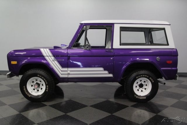 1972 Purple Ford Bronco