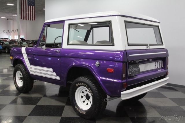 1972 Purple Ford Bronco