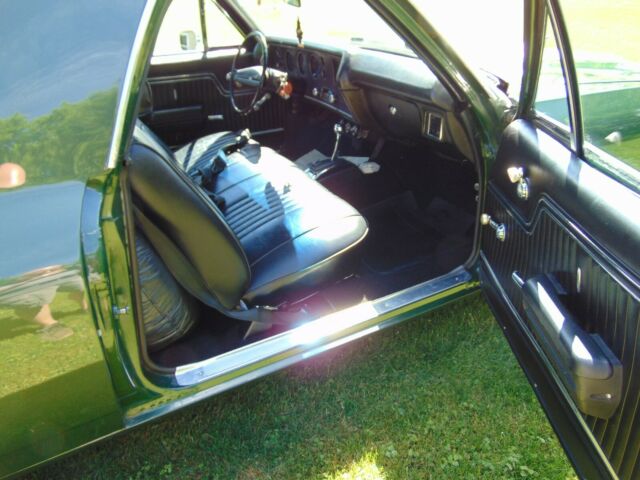 1972 Green Chevrolet El Camino pickup