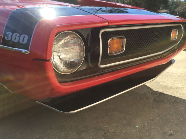 1972 Trans Am Red AMC Javelin Coupe