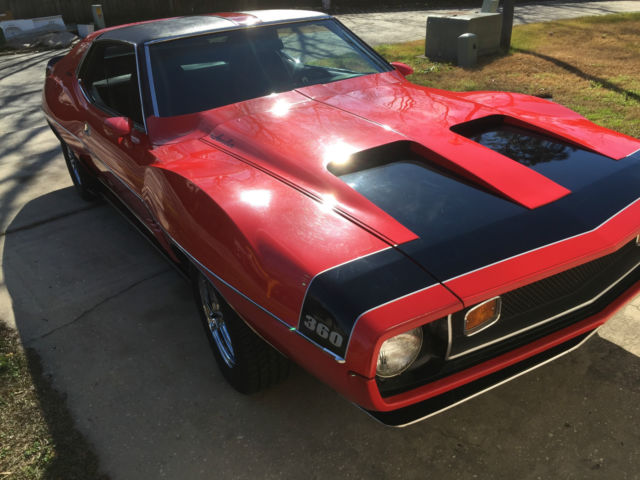 1972 Trans Am Red AMC Javelin Coupe