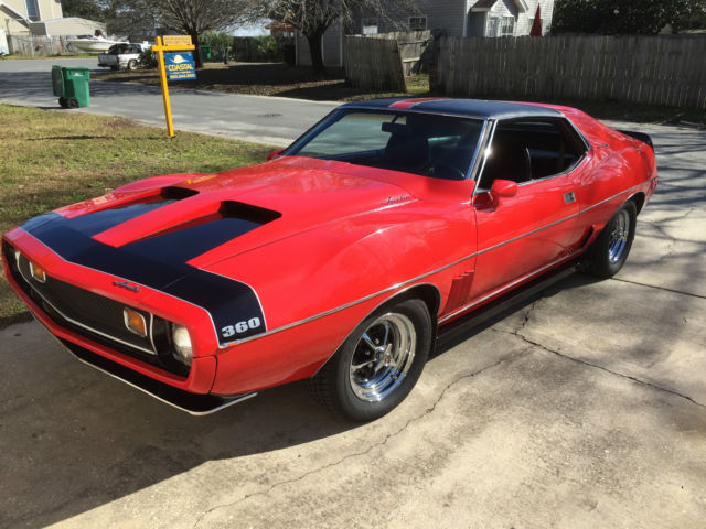 1972 Trans Am Red AMC Javelin Coupe