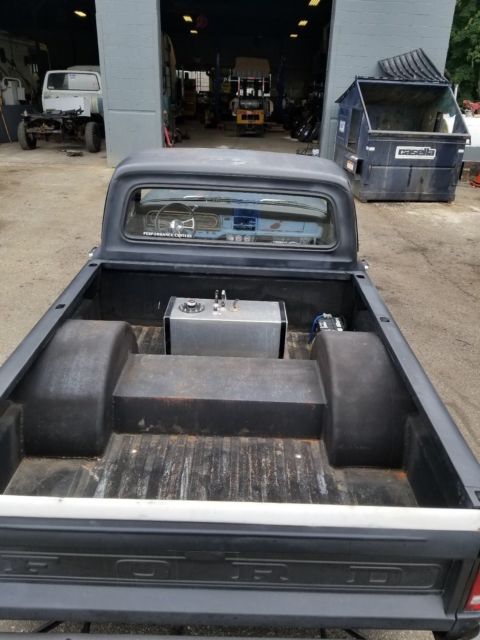 1972 Black Ford F-100 Standard Cab Pickup