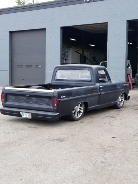 1972 Black Ford F-100 Standard Cab Pickup